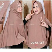 [ COD ] kerudung hijab instan tali polos/krudung jumbo tali polos/hijab termurah