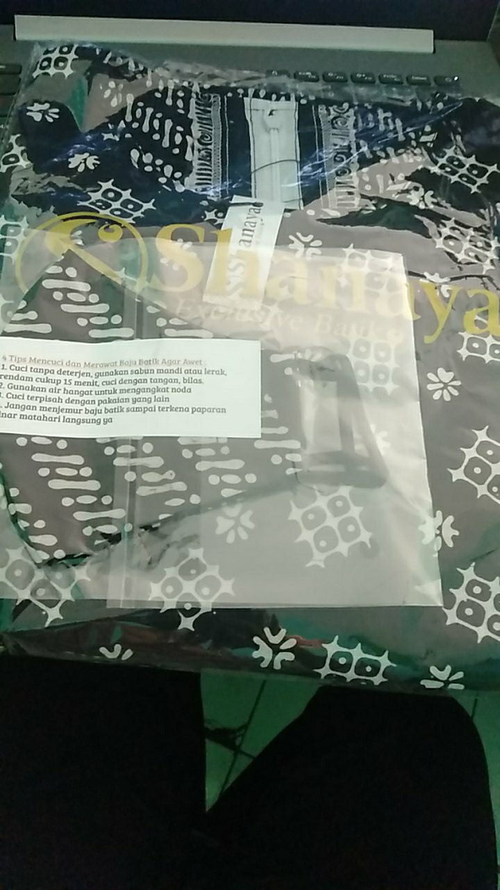 Shanaya Batik Tunik Seling Hitam Cap Garutan Ori Batik Cap Solo Atasan Batik Modern