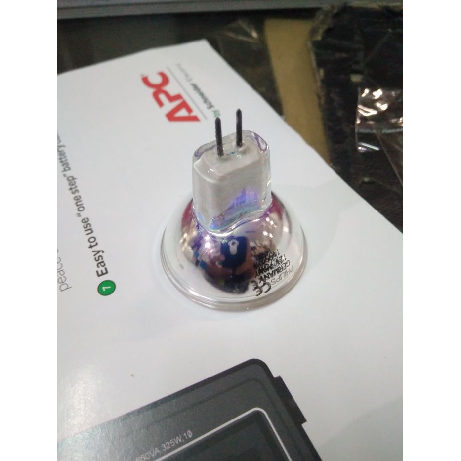 Lampu Halogen Mangkok Philips 14552 GZ4 12v 75w Dental Lamp MR11