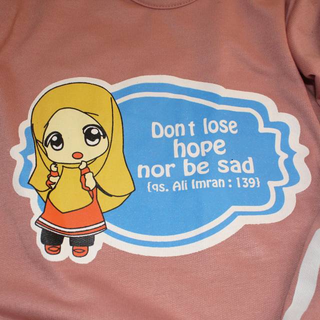 Bajuraya Gamis Anak Sweater Edisi Shalehah &quot;don't be sad&quot;