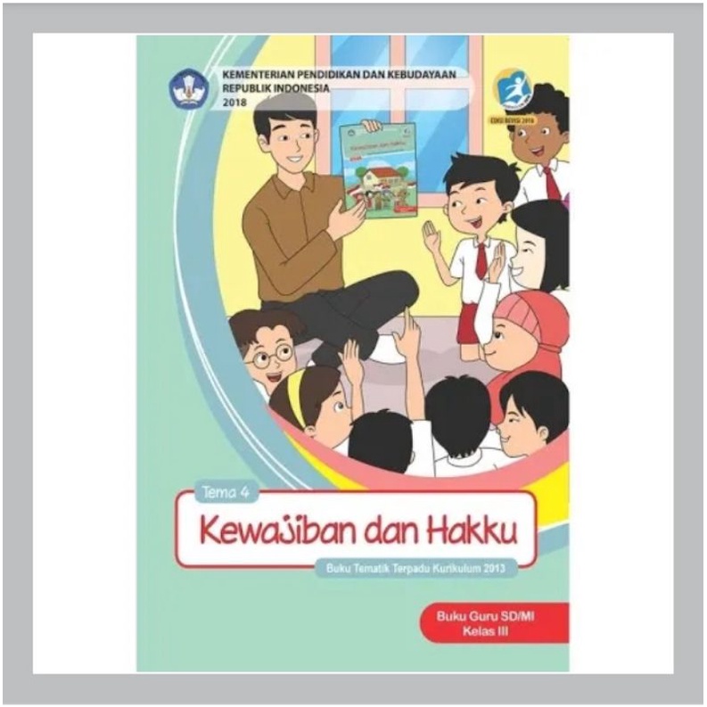 SR Buku Guru kelas 3 SD Tema 4 Kewajiban dan Hakku