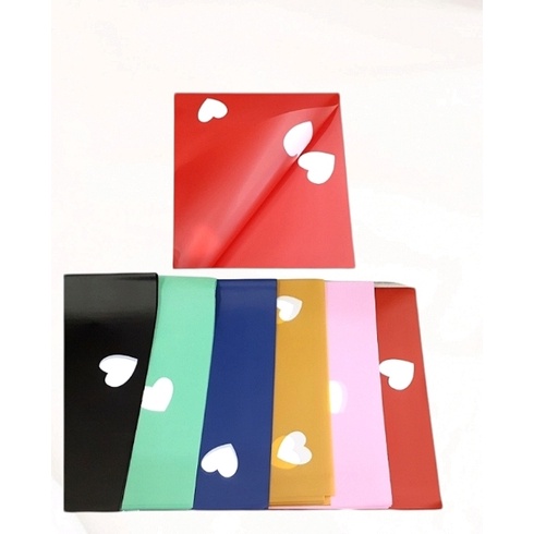 

Flower Wrapping Cellophane Love 58x58cm