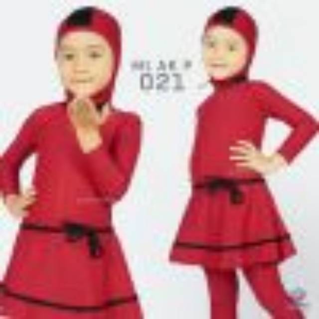 Baju renang anak TK muslimah