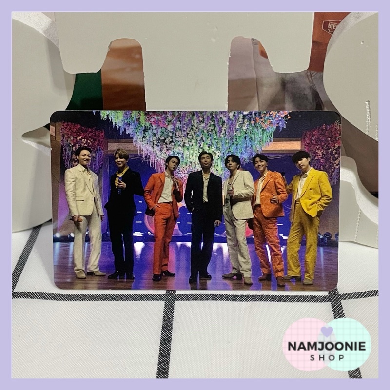 OFFICIAL LUCKY DRAW LD BTS BE DELUXE BE ESSENTIAL JAPAN GRAMMY EDITION PC PHOTOCARD