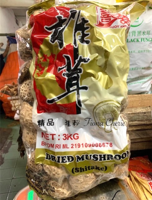 (JSO) Jamur shitake 3 kg / dried mushroom 3 kg / hioko shiitake / shiitake