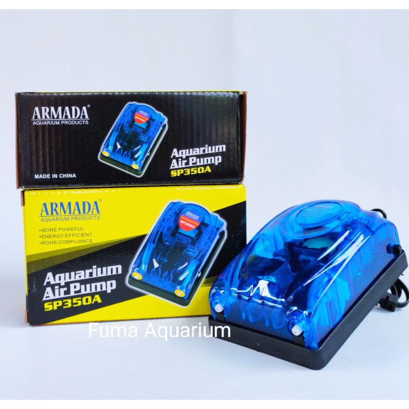 Pompa gelembung Aerator Airpump 2 lubang ARMADA SP-350A/410A