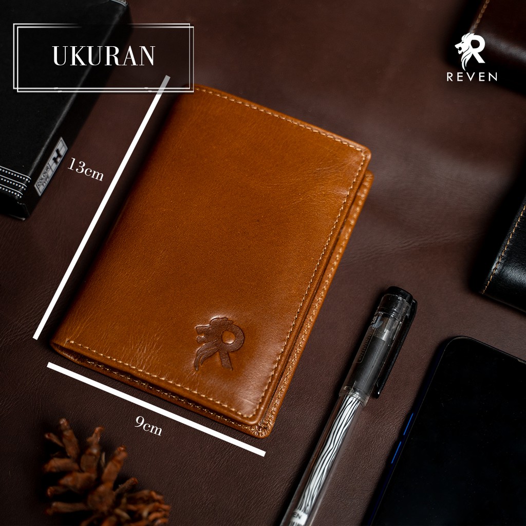 Dompet Pria Kulit Asli Dompet Cowok Lipat Original Branded Model Lipat Kulit Sapi Asli Keren Premium Ranger Wallet by Crown Leather Crownleather Store