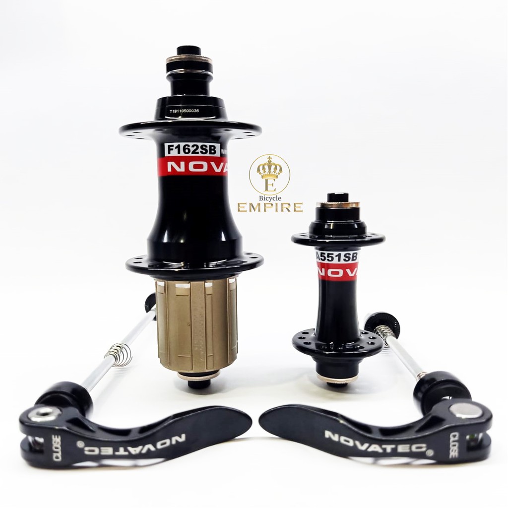 Hub FreeHub Novatec 24 Hole Folding Bike Sepeda Lipat Bicycle Empire