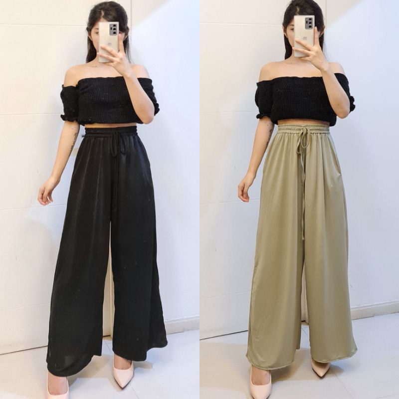 1KG MUAT 4PCS | LEMONSKIN KULOT DAILY OUTFIT ANTI BEGAH SUPER JUMBO NYAMPAN FASHION KOREAN STYLE HITS OOTD SELEBGRAM TERKINI