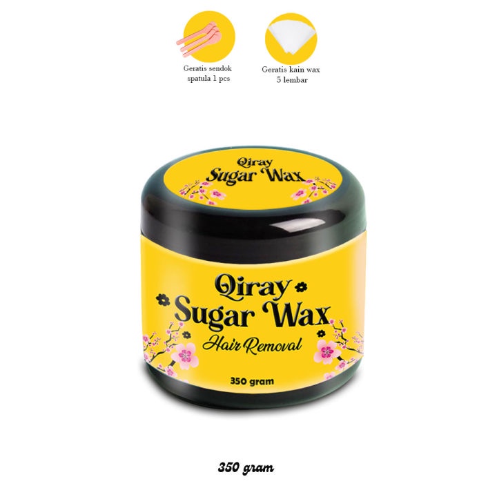 SHINE STAR - (READY) QIRAY Sugar Wax Waxing Kit Penghilang Bulu Rambut Bulu Ketiak Bulu Kaki Tangan Permanen (FREE AFTER WAXING)