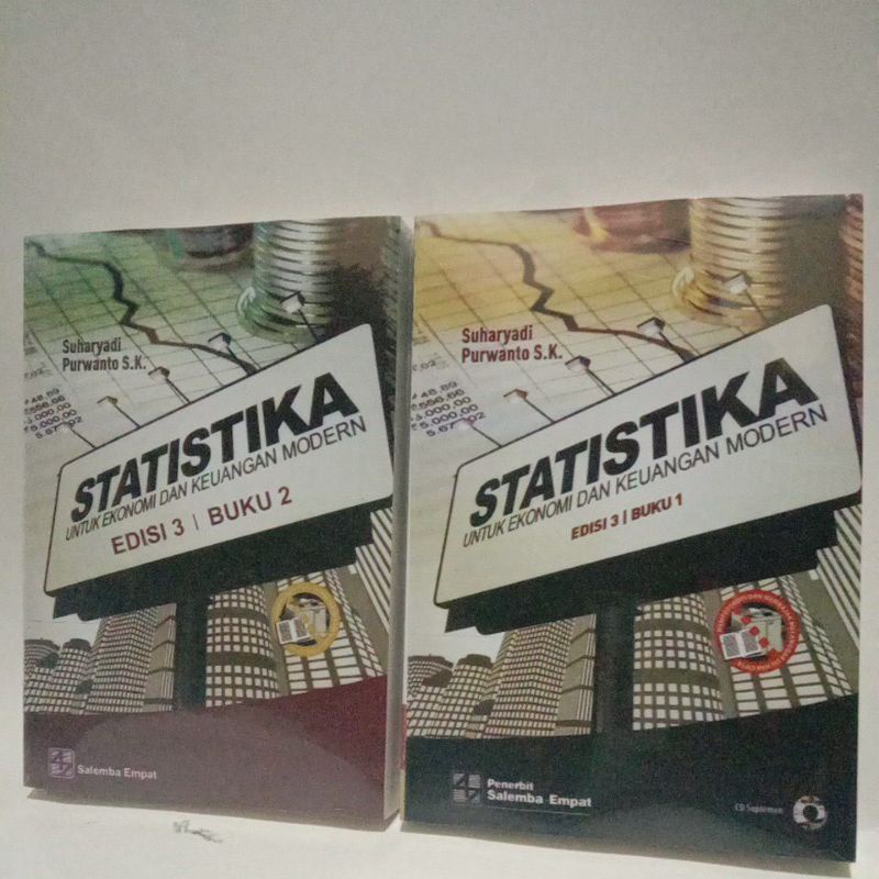 

Paket STATISTIKA ekonomi dan keuangan(edisi 3 buku 2 dan edisi 3 buku 1)