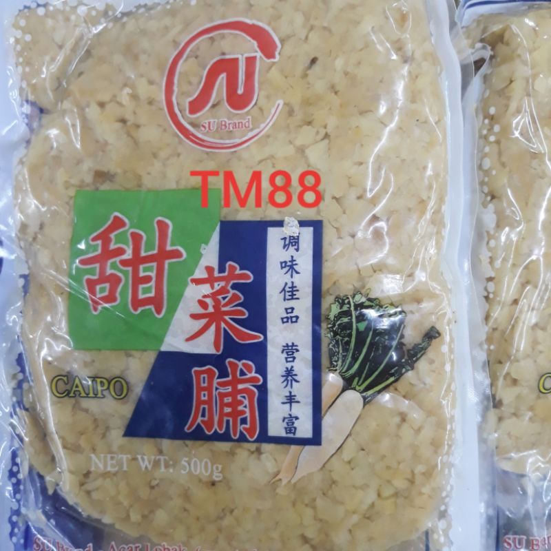 

LOBAK MANIS CINCANG SU BRAND/CAI PO MANIS CINCANG SU BRAND PRODUK IMPORT DARI CHINA