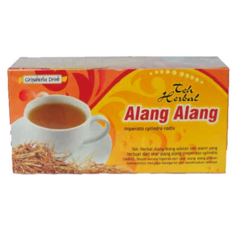 Teh Celup Herbal Alang Alang Untuk Menurunkan Demam dan Panas Dalam - Teh Alang Alang