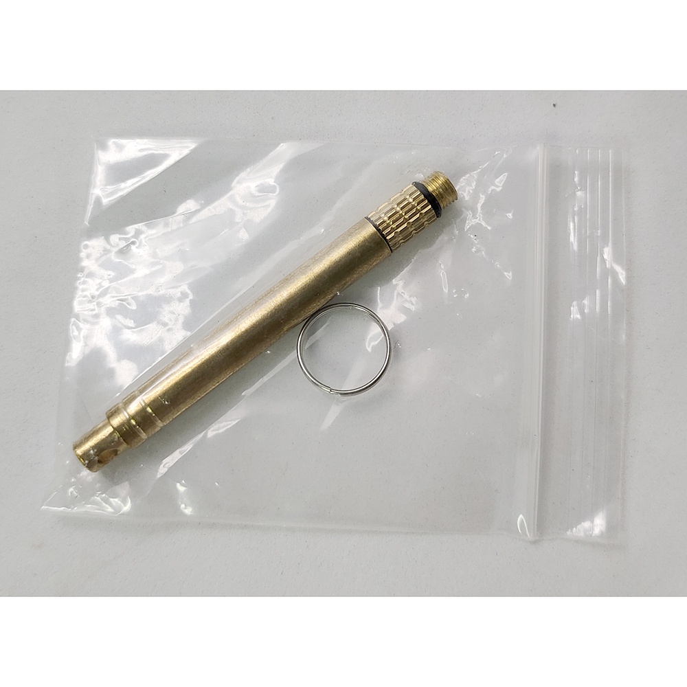 Tusuk Gigi EDC Toothpicks Titanium Tube - LIN58 - Golden