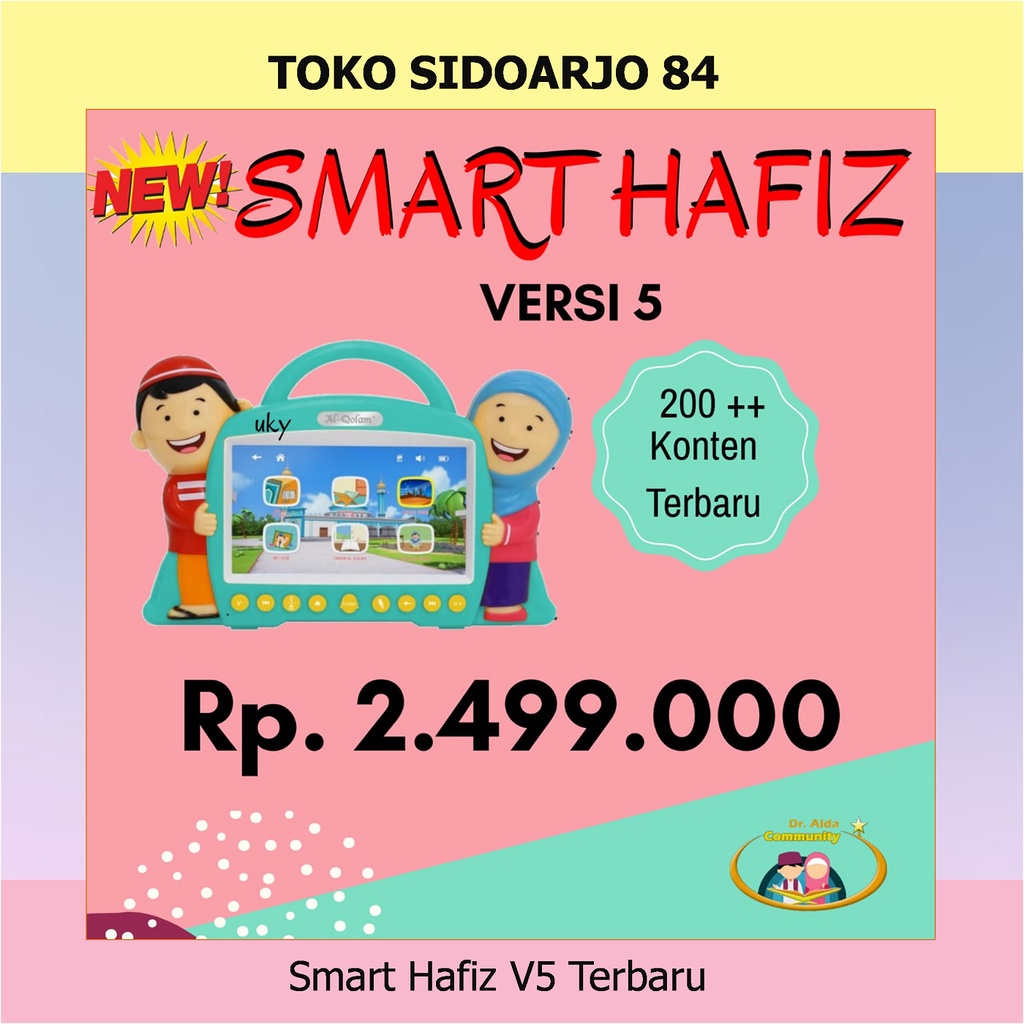 New Smart Hafiz vers 6 Touchscreen original Al-Qolam Garansi Resmi