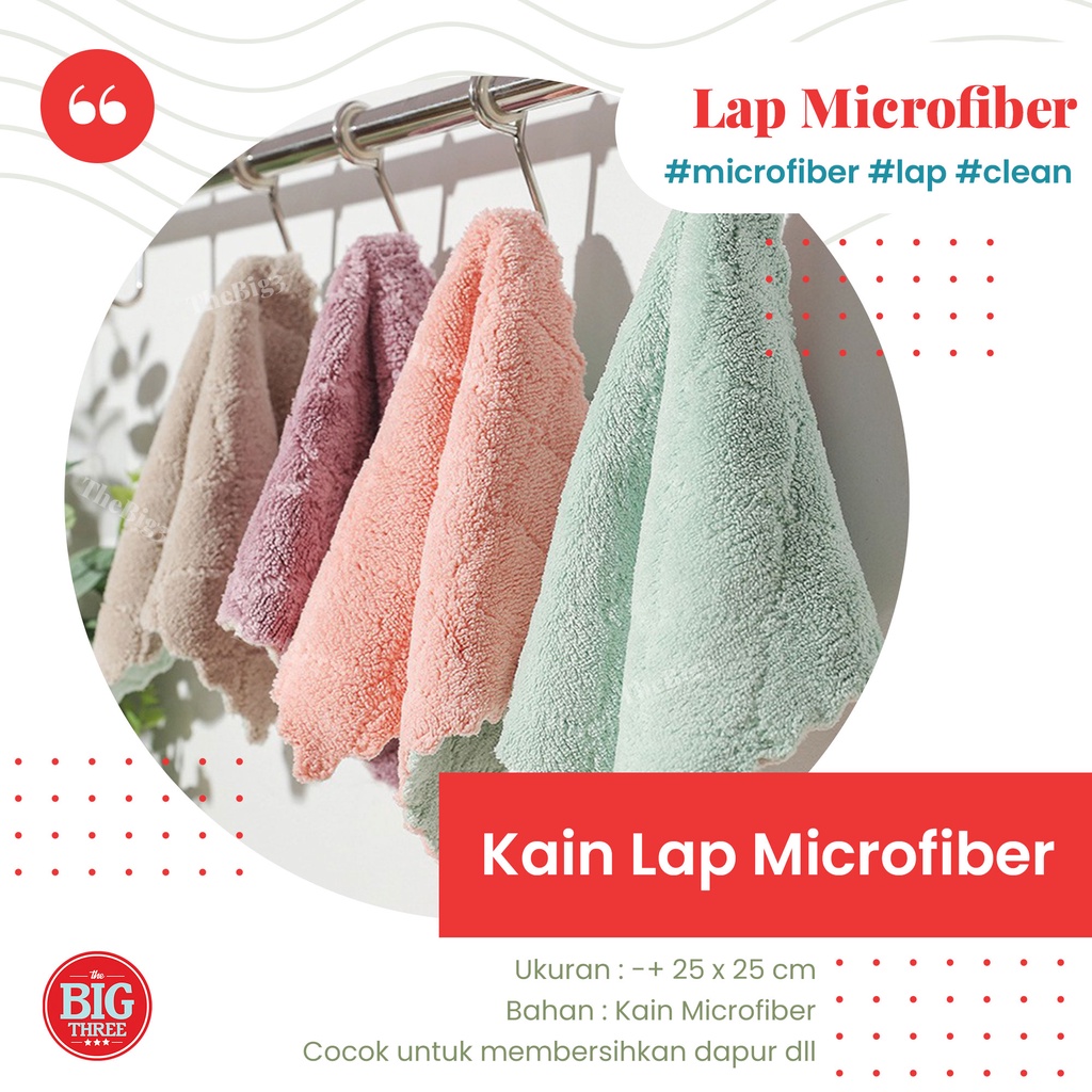 Kain Microfiber - Serbet Lap Dapur Mikrofiber Serba guna TBT