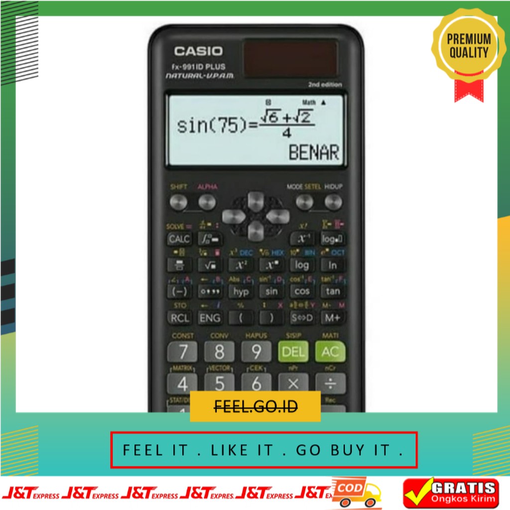 

Terbagus Termurah Kalkulator Scientific Casio FX 991 ID Plus Original