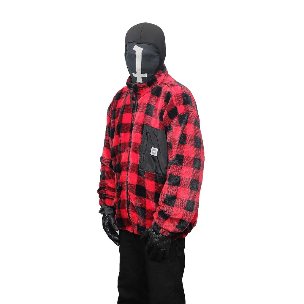 Heretic - Sherpa Jacket - Red Flannel Pattern