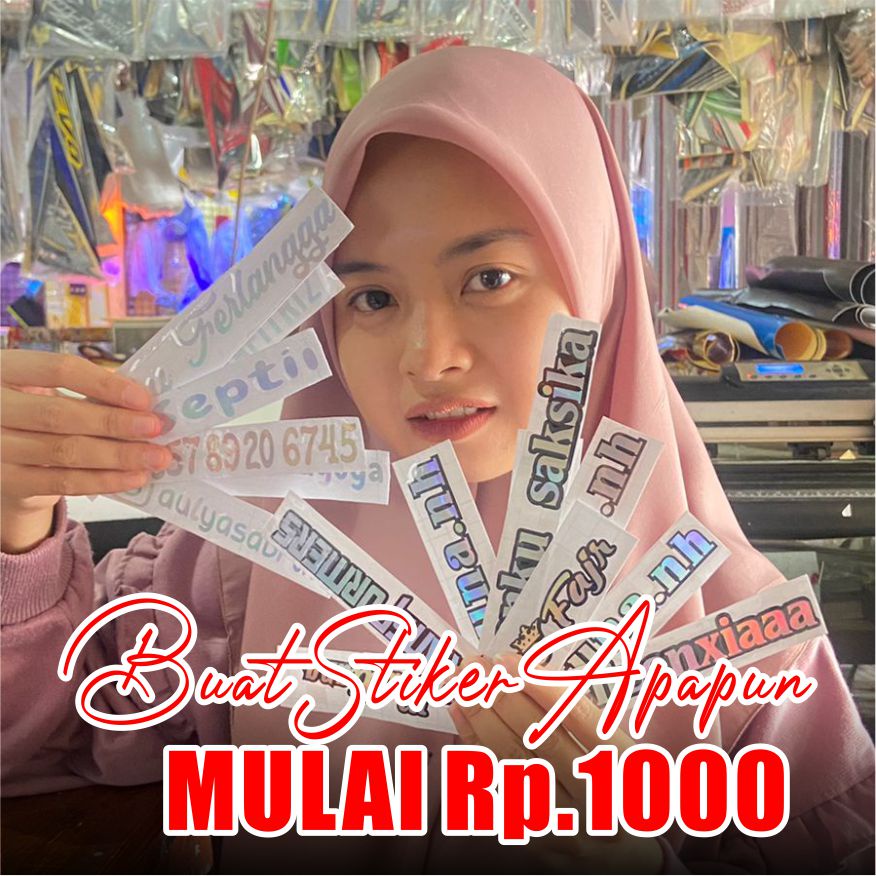 

STIKER NAMA IG WA HOLOGRAM CUSTOM STIKER CUTTING