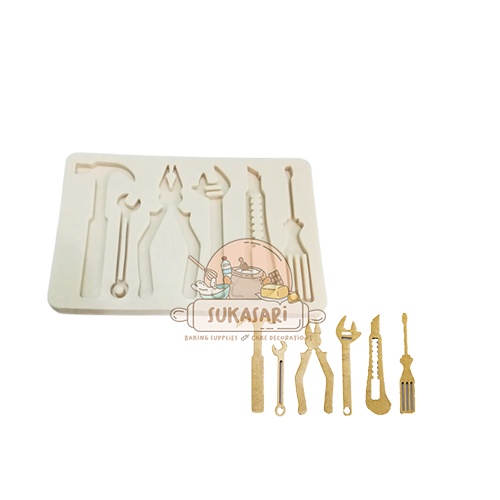 

Silicone mould tool no 2 (cetakan alat perkakas)