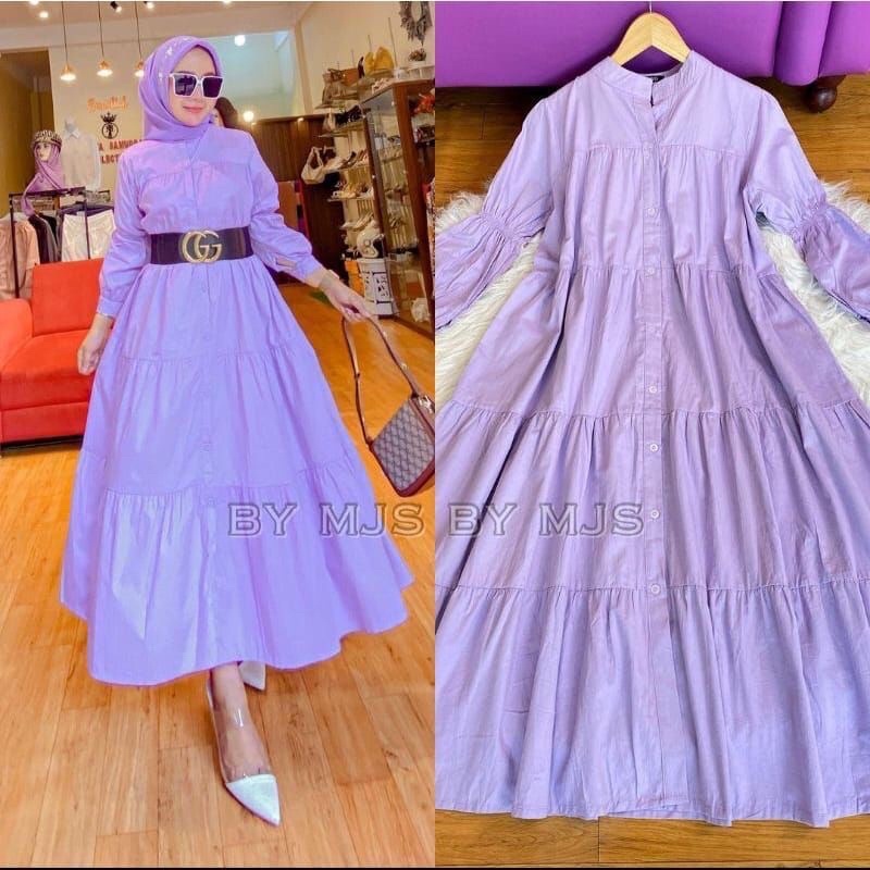 ZOYA MIDI DRESS JUMBO GAMIS WANITA RAYON