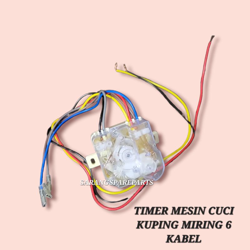 TIMER MESIN CUCI KABEL 6 KUPING MIRING