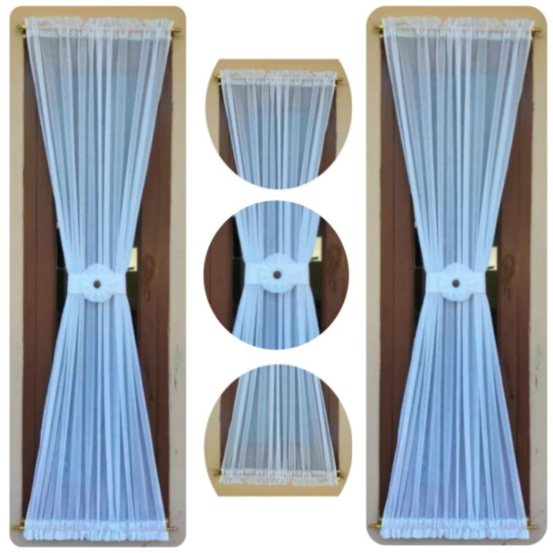 vitrase gorden jendela minimalis spiral gorden pintu vitrase kupu kupu vita minimalis