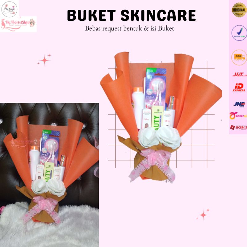 Buket Skincare Scarlett/Buket Skincare Ms Glow/ Buket Skincare Nahda Original /Bebas Request Isi Pro
