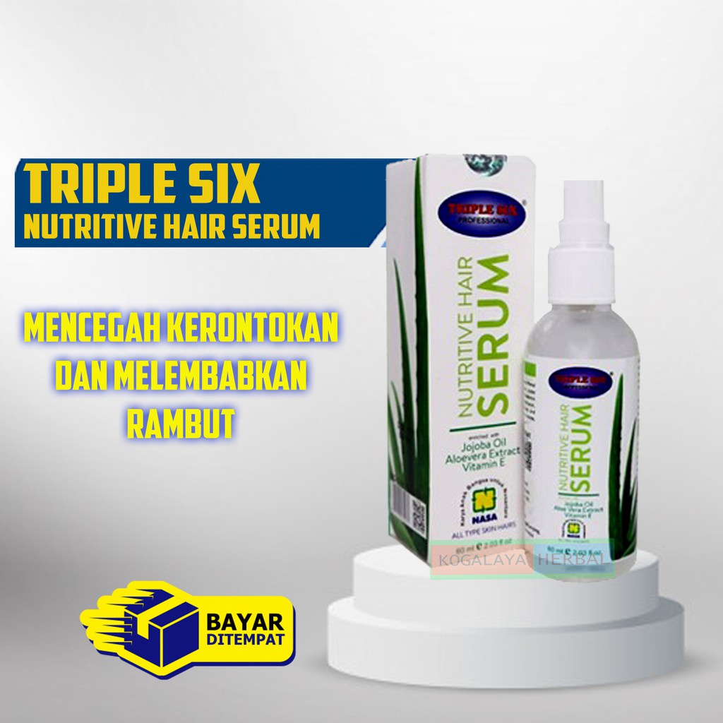COD / NUTRITIVE HAIR SERUM / NH SERUM NASA ORIGINAL / TRIPLE SIX / SERUM RAMBUT