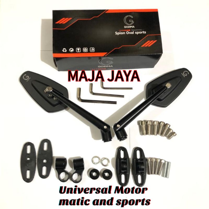 SPION / SPION OVAL SPORTS GOZIMA KACA BIRU VARIO 150 125 BEAT MIO SCOOPY AEROX