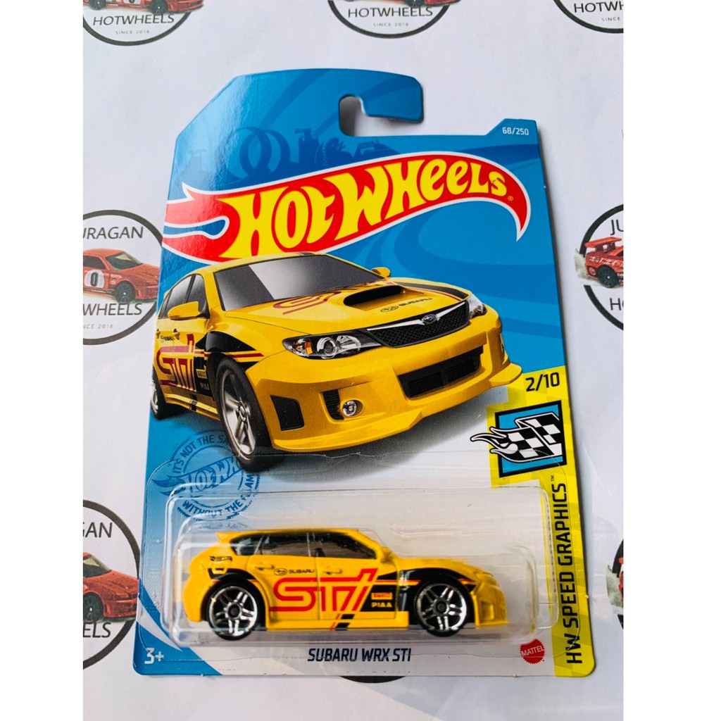 HOT WHEELS HOTWHEELS SUBARU WRX STI KUNING LOT A 2021 DIECAST MOBIL HOTWIL HOTWEELS LANGKA MURAH