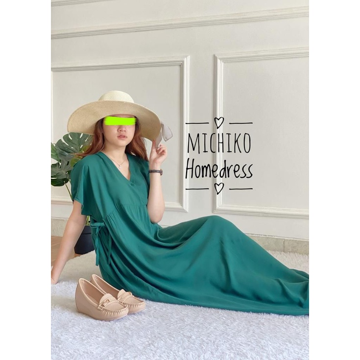 daster kimono rayon premium busui / michiko daster / homeydress / daster jumbo / dress wanita cantik-Jotol