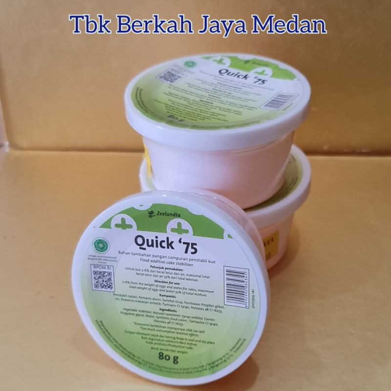 

Quick 75 Emulsifer/Pengembang Bolu/Pelembut Bolu/SP Kue