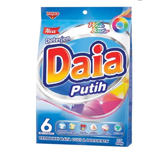 Daia Detergent Putih 850 gram