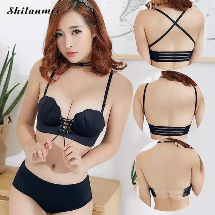 bra busa push up sexy bh multiway strapless tali depan 008