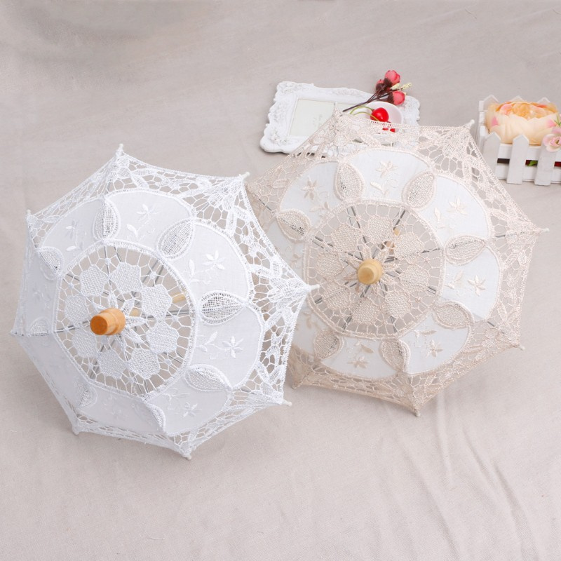 CRE  Newborn Baby Photography Props Lace Umbrella  Infant Studio Shooting Photo Prop