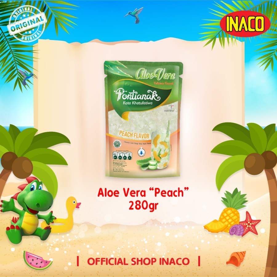 

INACO ALOE VERA PEACH FLAVOR 280 GRAM