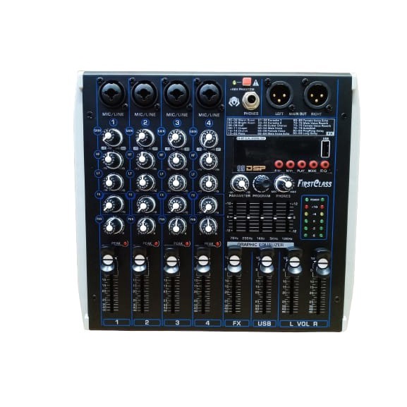 MIXER 4 CHANNEL FIRSTCLASS MX2 PRO 4 PROFESSIONAL MIXER FIRSTCLASS