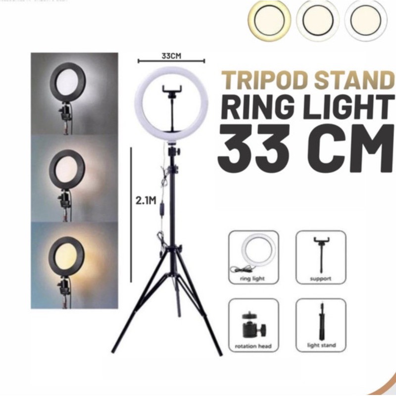 RINGLIGHT 33CM , RINGLIGHT 26 CM + TRIPOD 2.1M, tripod