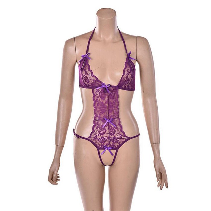 Sexy Teddies Vulg Lingerie Seserahan Hot Seksi Transparan Thong Cewek Murah