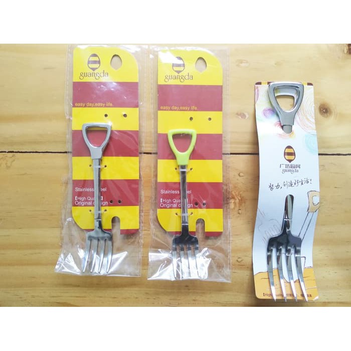 ll162 Garpu Gagang Panjang Stainless Steel - hpd300 - Kecil SIlver