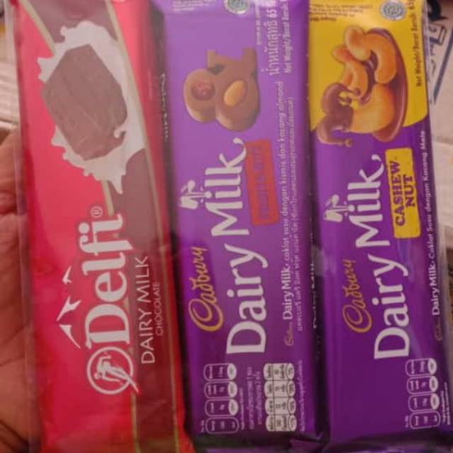 

Promo delfi & cadbury 5 pcs