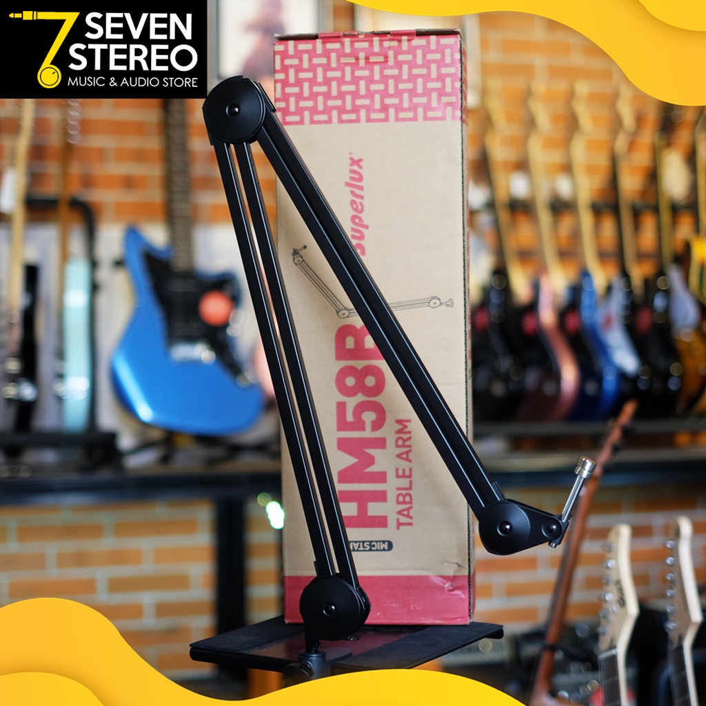 Superlux HM58B Stand Mic Arm Broadcast Podcast Recording