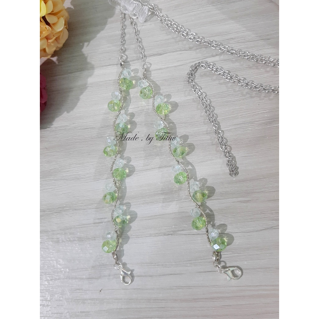 Strap masker 2 in 1, strap masker cantik, Strap masker kekinian, Strap masker lucu, Strap masker sim