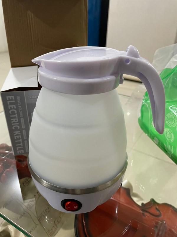 Teko Lipat Elektrik Portable Travel Folding Electric Kettle