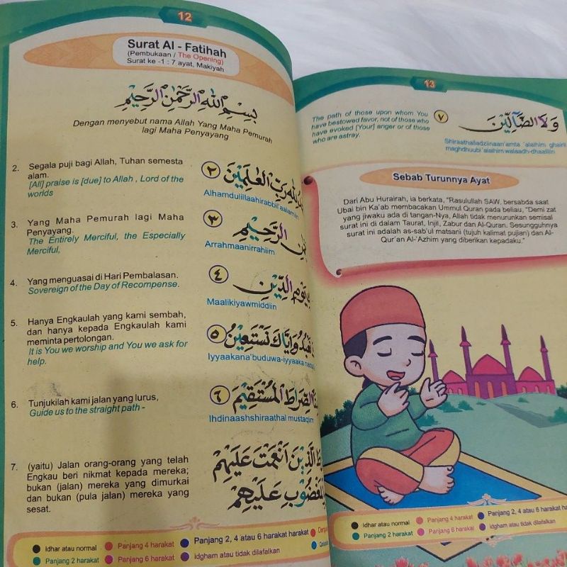 Buku Juz Amma Tajwid Warna Dilengkapi Doa Dan Asmaul Husna