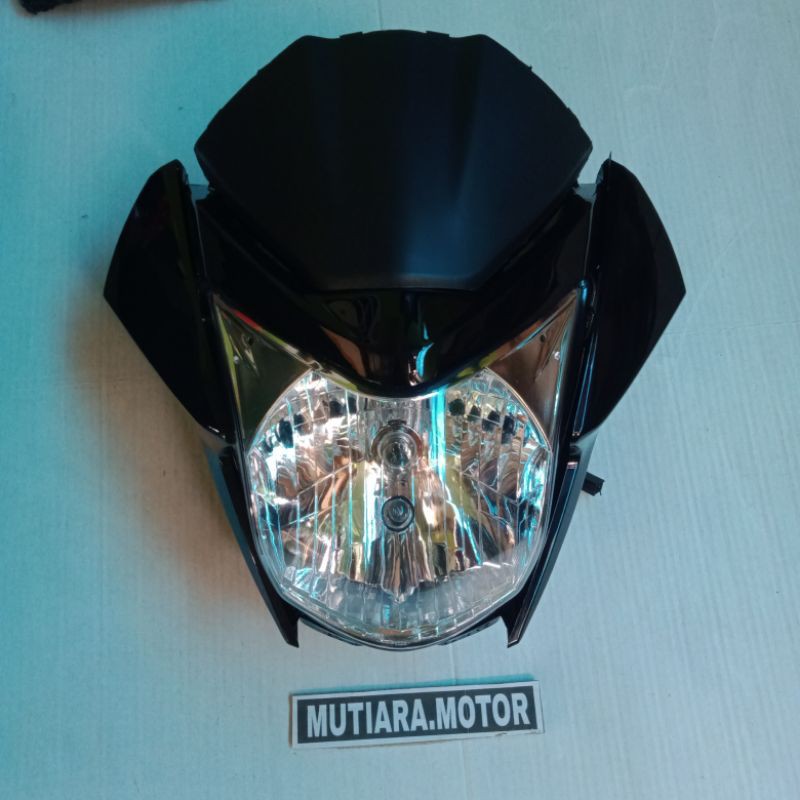 Cover kepala depan plus lampu depan honda megapro banteng megapro new monoshock