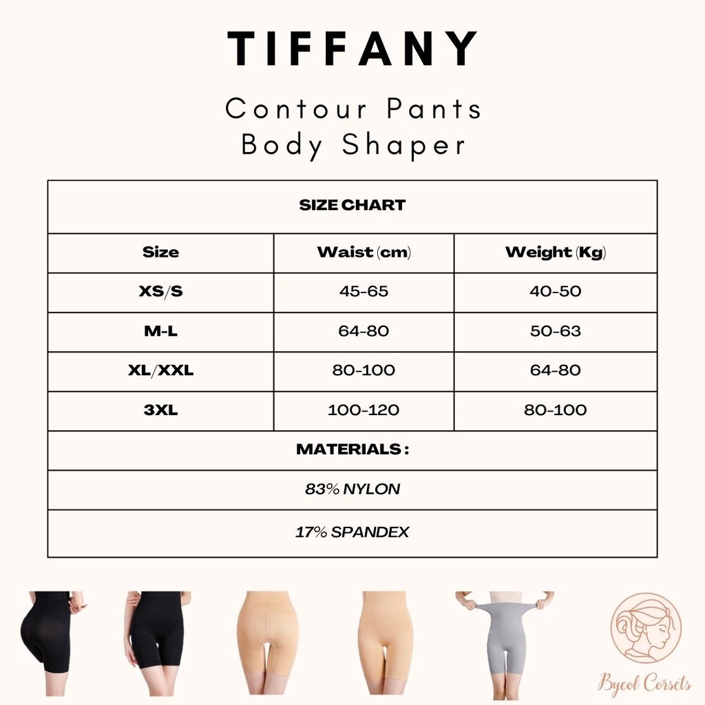 Byeol Corsets Tiffany Korset Celana Contour Pants Leg Shaper Shapewear Celana Pelangsing Perut dan Paha Body Shaper