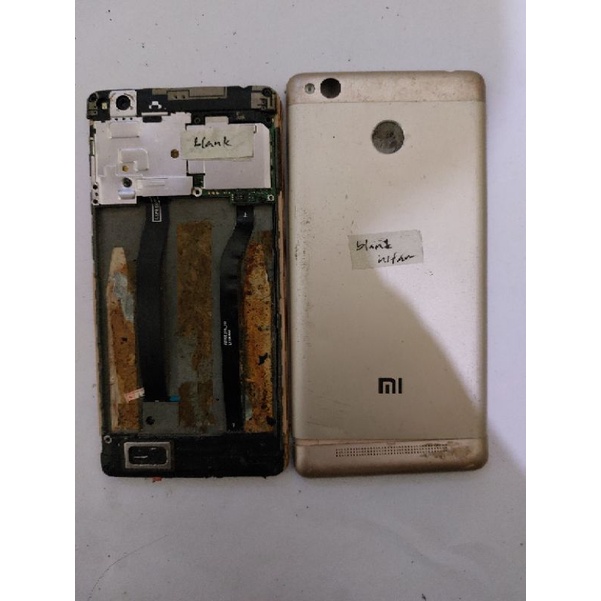 Mesin Redmi 3S Minus Blank Hitam IC Display