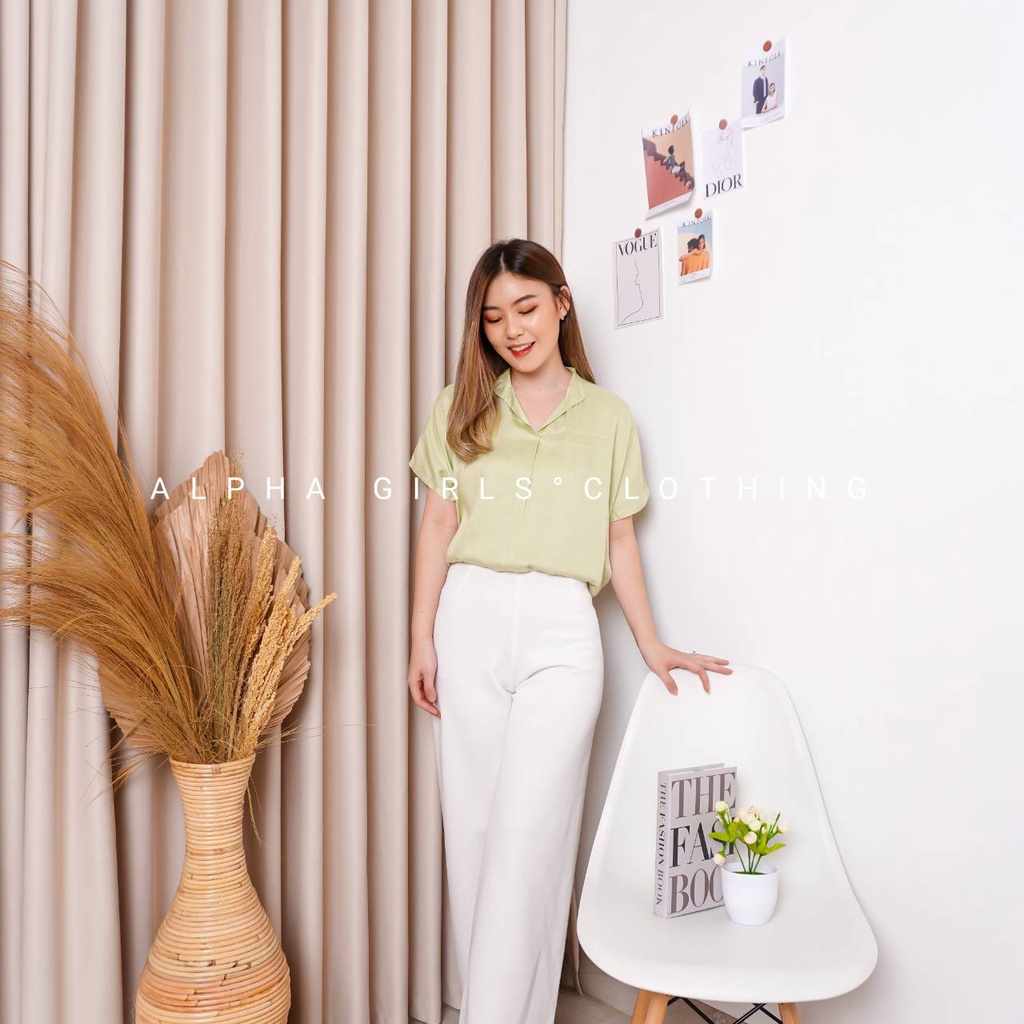 ATASAN BLOUSE WANITA | Premium Adelyn Top-5